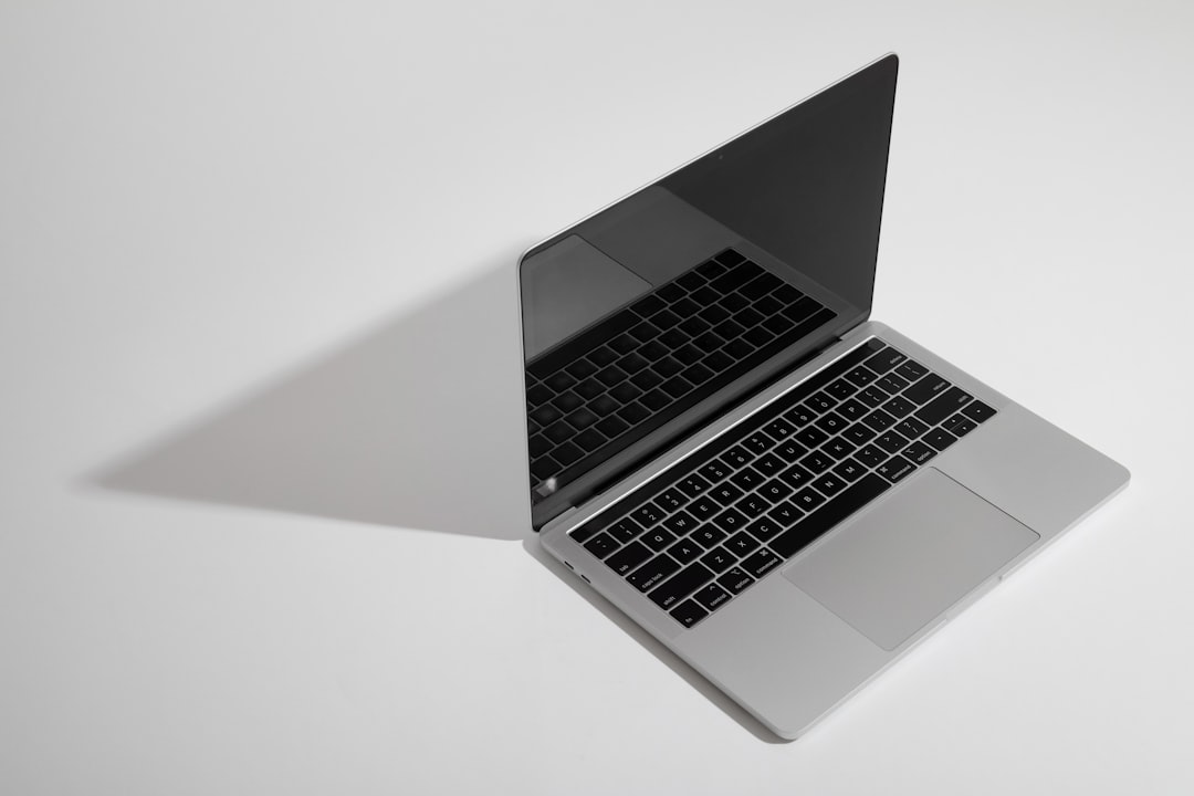 Photo clean laptop keyboard